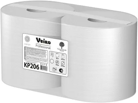 VEIRO: Полотенца бумажные ЦВ 2сл 180м/20 Comfort белые