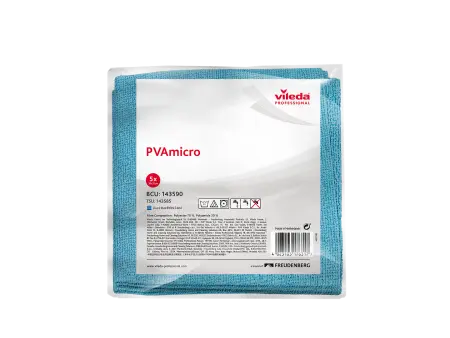 Vileda: Салфетка ПВА Микро 35х38см голубая