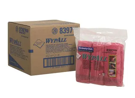 Kimberly-Clark: Салфетки Вайпол 40х40см микрофибра красные /пач.=6 шт.