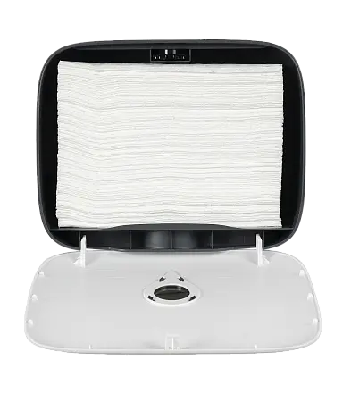 Фото №3 - Кеман: Диспенсер для полотенец в пачках V-сложения (P5) пластик белый