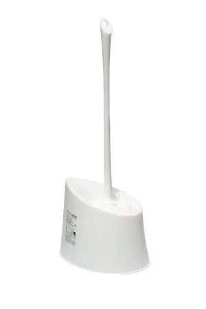 Хозяйственный инвентарь: Ерш унитазный с подставкой пластик(комплект) SVIP Vogue белый