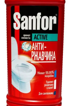 Чистящее средство: САНФОР АНТИРЖАВЧИНА 750г гель для сантехники и ванной