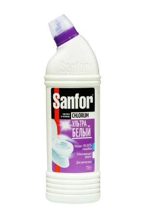 Чистящее средство: САНФОР Chlorum гель 750г для ванн и туалета