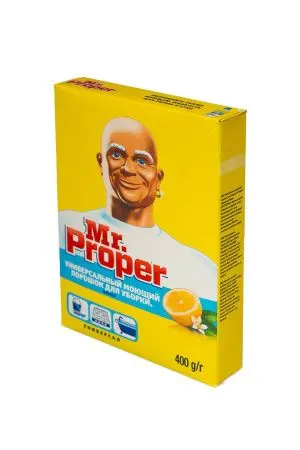 Чистящее средство: МИСТЕР ПРОПЕР 400г порошок для полов ЛИМОН