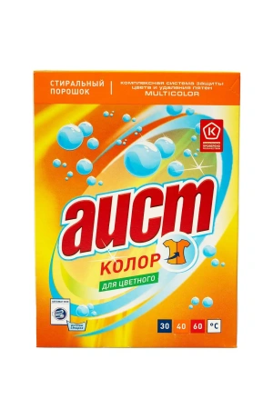 Фото №1 - СМС: Аист-Колор 400г для цветных тканей