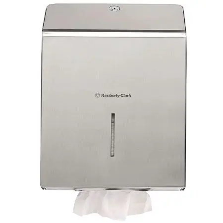 Фото №2 - Kimberly-Clark: Диспенсер КК для полотенец в пачках нержавеющая сталь