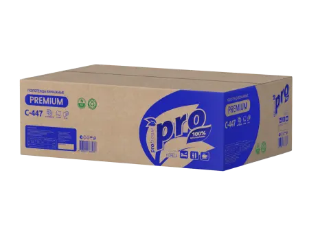 Вик: Полотенца бумажные W 2сл 150л 21,5х32см 100% целлюлоза белые PROtissue