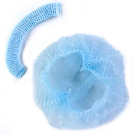 ОД Шапочка флизелиновая одноразовая голубая /пач.=100 шт.