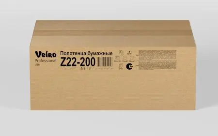 Вик: Полотенца бумажные Z 2сл 200л 22,5х21,3см белые СЫКТЫВКАР Lite