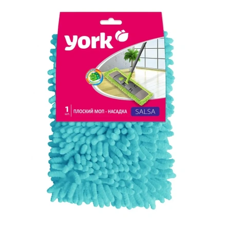 Хозяйственный инвентарь: МОП насадка на швабру YORK Сальса микрофибра "лапша"