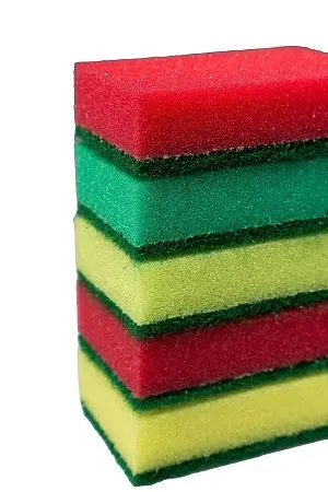 Фото №6 - Губки,скрабы: для посуды ПЯТЕРКА 8.5х5.5х2.5 /пач.=5 шт.