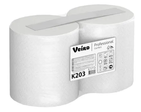 VEIRO: Полотенца бумажные 2сл 150м/20 Comfort белые