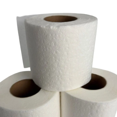 Бумага туалетная: 2сл 22м целлюлоза цвет белый Виклин /пач.=4 шт.