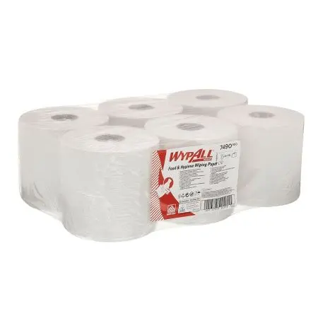 Kimberly-Clark: Салфетки Вайпол L10 630л 1сл белые