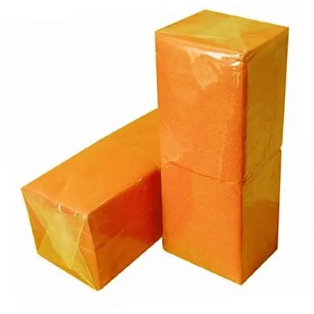 Бумажные салфетки: столовые 1сл 350листов 24х24 Big Pack ROSHY оранжевые