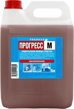Чистящее средство: ПРОГРЕСС М 5л малопенный концентрат