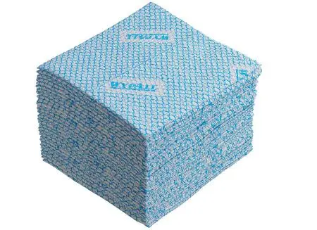 Kimberly-Clark: Салфетки Вайпол Х80 Плюс 1сл 35,5х33,5см 1/4слож. синий /пач.=30 шт.