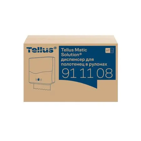 ТОРК: Tellus Диспенсер HT1 Matic Solution для рулонных полотенец черный СЕНСОРНЫЙ