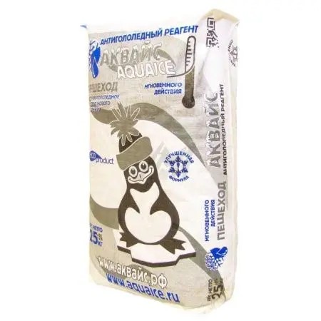 Химпродукция: Реагент Аквайс Пешеход 25кг противогололедный до -25