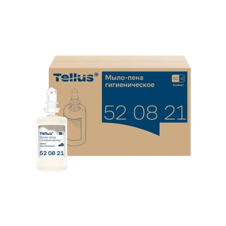 ТОРК: Tellus Мыло S4 пена Комфорт 1л жидкое для рук бесцв. без запаха ГИГИЕНИЧЕСКОЕ