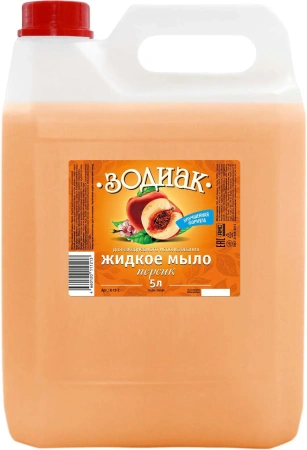 Мыло жидкое: АМС Зодиак 5л Персик тв.канистра