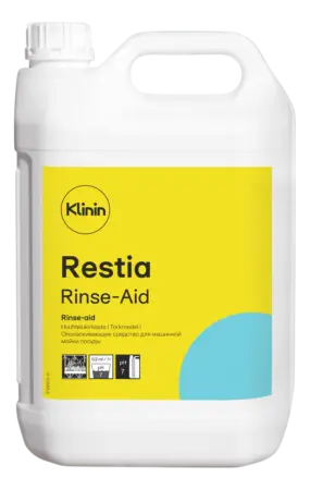 Klinin: Рестиа Ринз-Эйд 5л ополаскиватель для ПММ