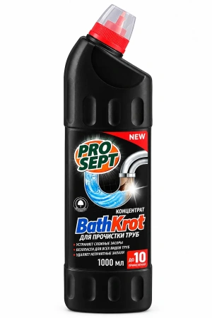 Чистящее средство: Bath Prof 1л для прочистки труб