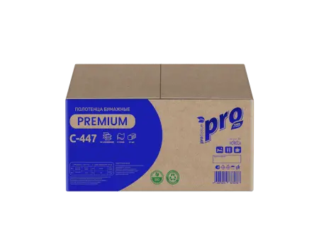 Вик: Полотенца бумажные W 2сл 150л 21,5х32см 100% целлюлоза белые PROtissue