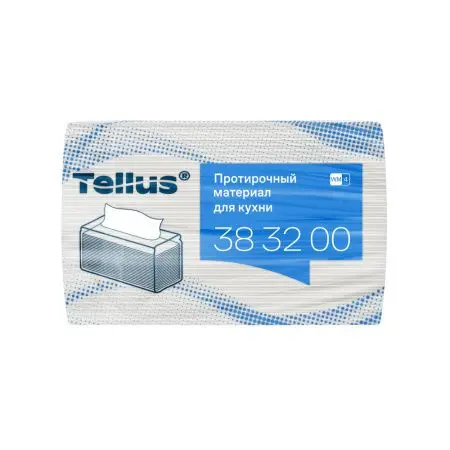 ТОРК: Tellus Материал протирочный нетканый WM4 Премиум 1сл 75л 35х41см для кухни вискоза белый