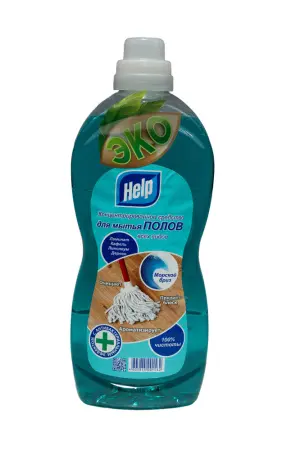 Чистящее средство: ХЭЛП 1л для полов концентрат