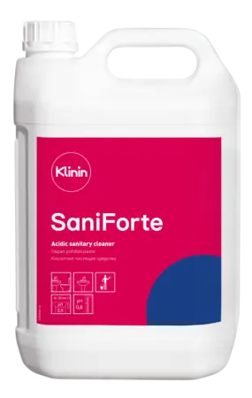 Klinin: Санифорте 5л Кислотное моющее средство для удаления ржавчины