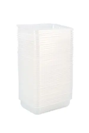 Одноразовая продукция: Контейнер 500мл 179х132мм прямоуг. прозрачный Д-Полимер /пач.=50 шт.