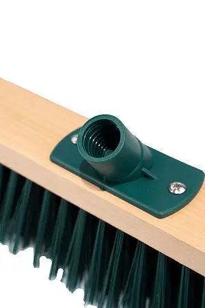 Фото №5 - Хозяйственный инвентарь: Щетка YORK 40см, длина щетины 7,5см для уборки техническая деревянная, еврорезьба