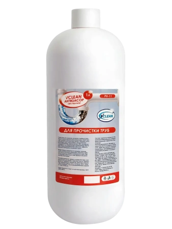 Чистящее средство: Vclean Антизасор 1л