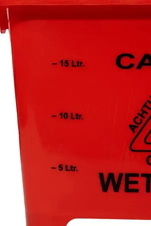 Фото №3 - Вик: Тележка 1х20 пластик с отжимом красная MRY