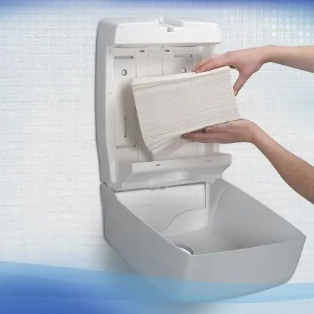 Kimberly-Clark: Полотенца бумажные Скотт 1сл 300л 21,0х21,5см белые