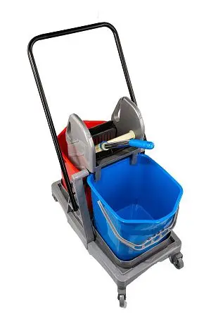 Фото №3 - Вик: Тележка 2х20л пластик с отжимом MRY