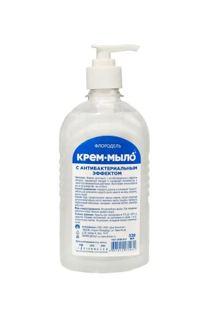 Мыло жидкое: ФЛОРОДЕЛЬ крем-мыло 520мл антибактериальное с дозатором