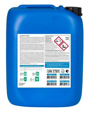 Klinin: Клоритти-Форте 20л дезинфицирующее средство на основе активного хлора