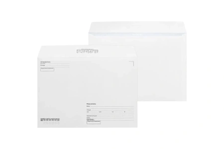 Канцелярские товары: Конверт C4 229x324мм стрип "Куда-Кому"