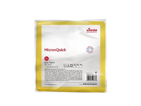 Фото №5 - Vileda: Салфетка* МикронКвик 40х38см желтый