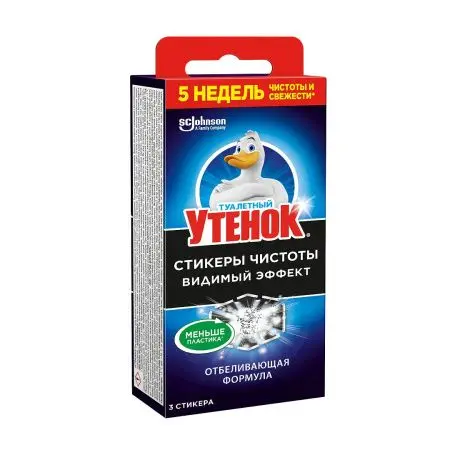 Чистящее средство: УТЕНОК Стикер Чистоты ВИДИМЫЙ ЭФФЕКТ/ЦИТРУС /пач.=3 шт.