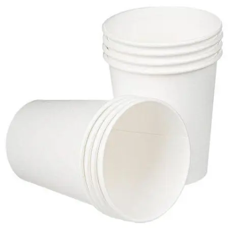 Одноразовая продукция: Стакан бумажный 250мл 1сл Скандипакк белый /пач.=50 шт.